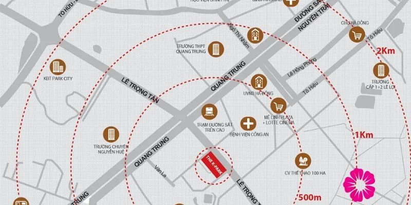 Hệ thống tiện ích dự án The K Park Hà Đông